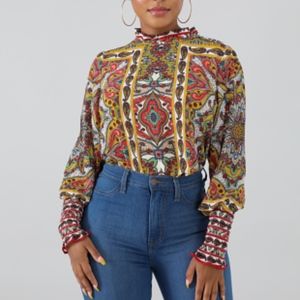 Paisley Perfect Long Sleeved Blouse